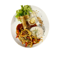 Poulet sauce aigre douce