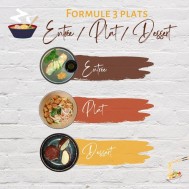 Formule Expérience (Entrée Plat et Dessert)