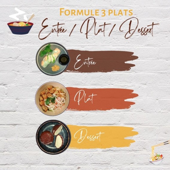Formule Expérience (Entrée Plat et Dessert)